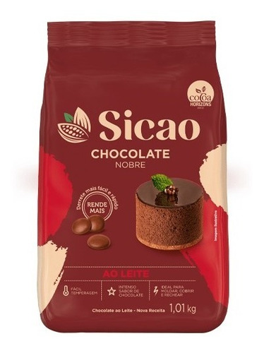 Chocolate Sicao Nobre Ao Leite 1,01kg 