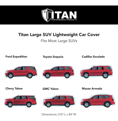 Cubierta De Automóvil Poly 210t Liviano De Titan Para Una De