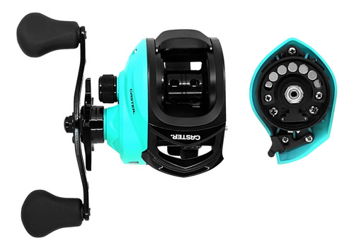 Imagen 6 de 8 de Reel Huevito Caster Flex 105 L Baitcasting 5 Rulemanes Zurdo