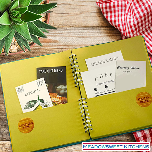 Takeout Menu Organizer - Colorful Kitchen