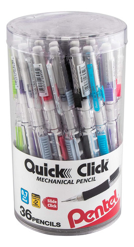 Lápiz Mecánico Quick Click, (0.7 Mm) Línea Mediana, ...