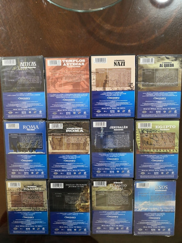 Paquete De 12 Documentales Dvds De Discovery Channel, Nuevos
