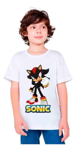 Playera Sonic Para Niños Y Niñas Sublimada Talla Liviana