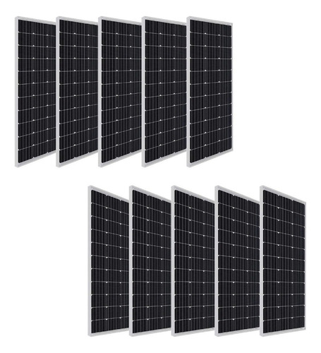 Pack X 10 Paneles Solares Monocristalino 50w - Unilux