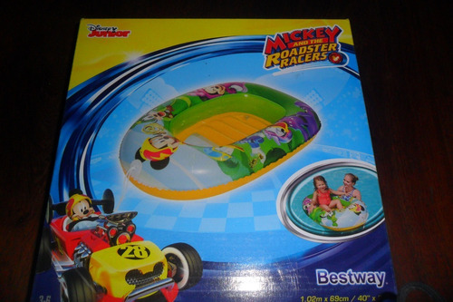 Bestway Mickey And The Roadster Racers Bote Inflable Disney