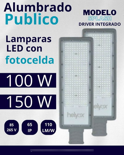 Luminaria Led Alumbrado Público Poste