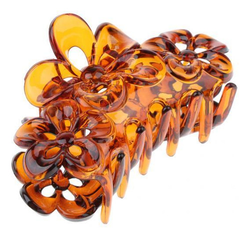 2x Pinza Para El Cabello Grande Garra De Flores De Cristal
