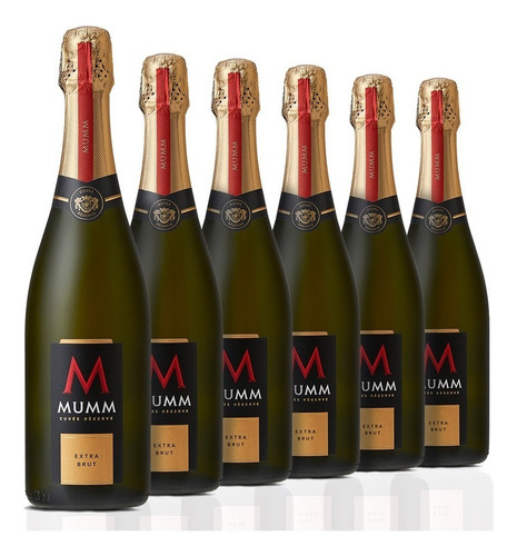 Champagne Mumm Extra Brut Cuvee Reserve 750 Ml. Caja X6