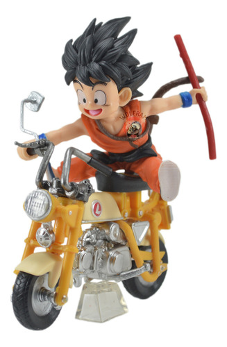 Figura Muñeco Dragon Ball Maestro Goku Con Moto