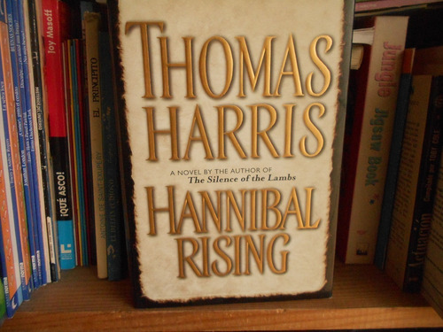Hannibal Rising Harris Novela Libro En Inglés