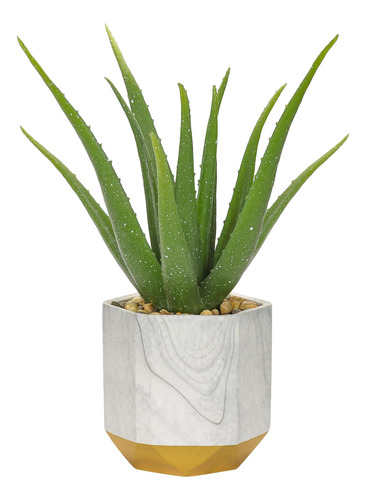 Artificial Succulent Plants Large Fake Aloe Potted Plant In