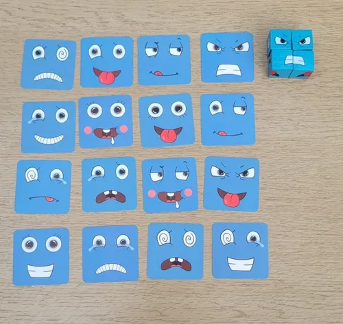Juego De Caritas. Juegos De Expresiones. Emojis. Emociones