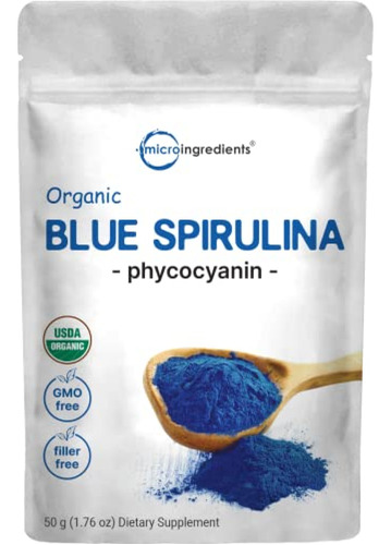 Espirulina Azul En Polvo Orgánico Extracto De Ficocianina