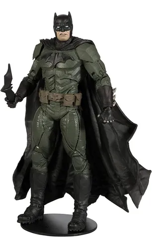 Figura Dc Direct 7in Con Cómic Adam Negro Wv1 B An