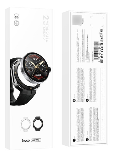 Reloj Smarwatch Inteligente Bluetooh Hoco Y14 Negro