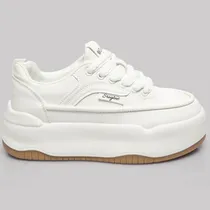 Comprar Zapatos Dama Plataformas Casual Tenis Blancos Mujer Moda 