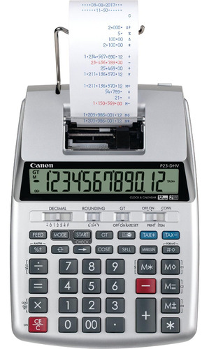 Calculadora De Impresión Canon P23-dhv-3 Con Función De Dobl