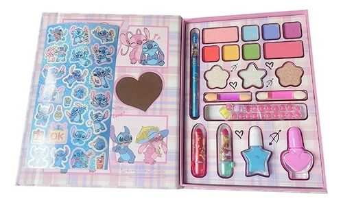 Paleta De Maquiagem Do Sticth 23 Em 1 Com Sombras E Adesivo