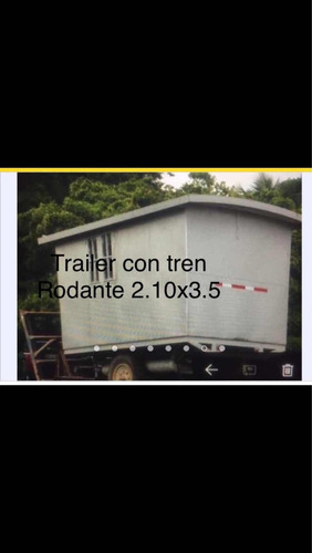 Trailer Con Tren Rodante Remolque Rin20, Dimensión 3.10x3.5 