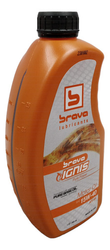 Aceite 15w40 Mineral Para Motor 946 Mililitros Brava