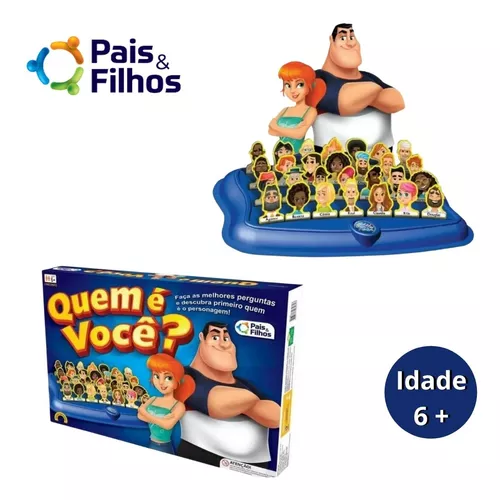 Jogo Quem É Você 28 Carinhas Cara A Cara Divertido Brinquedo - pais e  filhos - Outros Jogos - Magazine Luiza