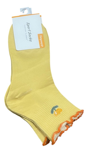 10 Pares Calcetines Largas Mujer Termicos De Algodon Colores Colores 22-25cm