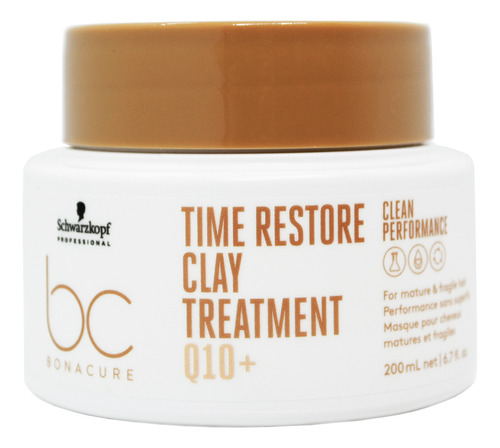 Schwarzkopf Bc Time Restore Q10 Plus Mascara Capilar 200ml