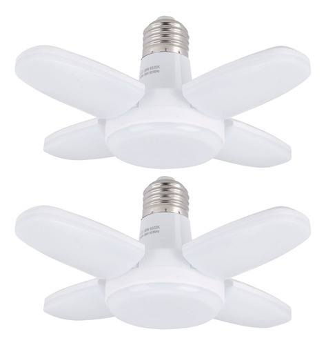 Luz Led Deformable Luces Ventilador Foco Luz E26 38w 2pcs