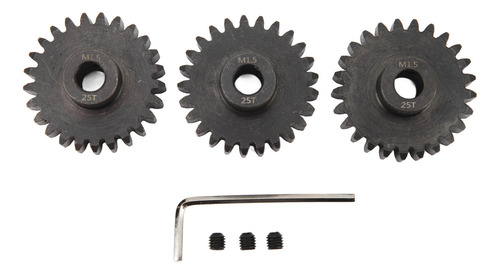 - Engranaje De Piñón De Motor, 3 Piezas, Acero M1.5, 8 Mm,
