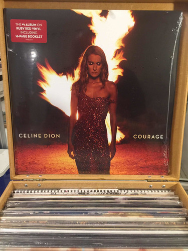 Lp Disco Vinil Celine Dion - Courage Lacrado Alemão