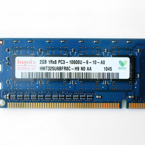 Memória Ram Hynix 2gb Ddr3 1333mhz Pc-10600u Desktop (Usado)