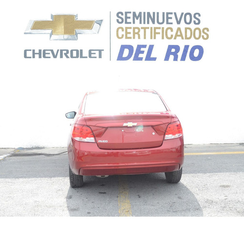 Imagen 4 de 15 de Chevrolet Aveo Lt 2020 Rojo Cereza