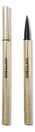Set 4 Delineador De Ojos Liquido Resistente Agua Sheglam Negro Mate