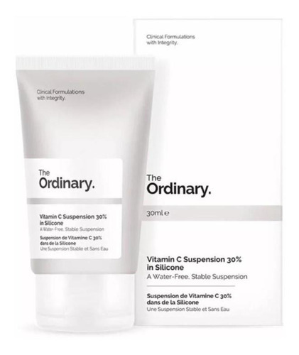 The Ordinary, suspensión de vitamina C al 30% en silicona, 30 ml, tipo de piel normal