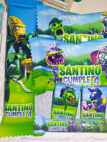 Golosinas Personalizadas Plantas Vs Zombies Gw 40 Golosinas