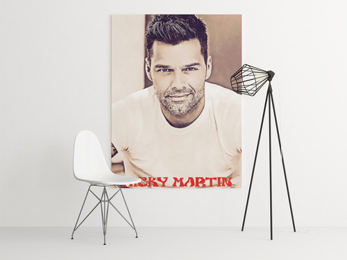 Cuadro Moderno Ricky Martin Mural Chic Full Hd