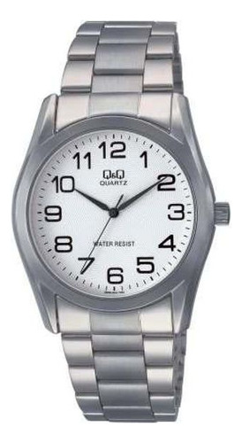 Reloj Q&q Qyq Q638j204y Casual Acero Hombre + Estuche Color Del Fondo Blanco