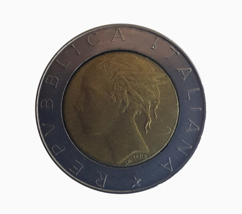 Moneda Italiana 1988 500 Liras