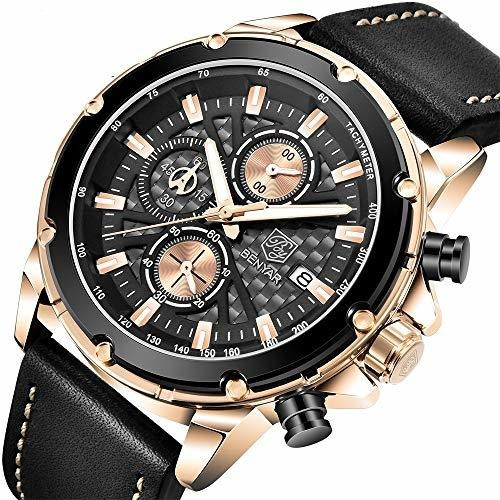 Reloj De Pulsera Benyar Para Los Hombres Auténticos Re...