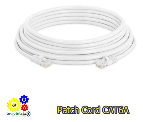 Cable De Red Utp Panduit Patch Cord Cat6a 7pies Pan-net