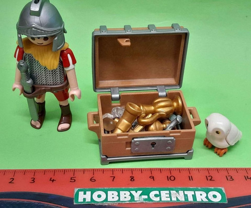 Playmobil Cofre Con Tesoro Pirata Baul Con Soldado