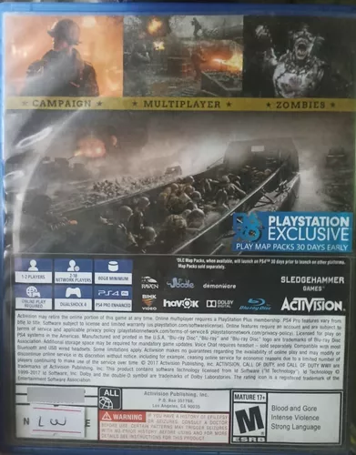 Call Of Duty Ww2, Jogo de Videogame Ps4 Usado 92776068