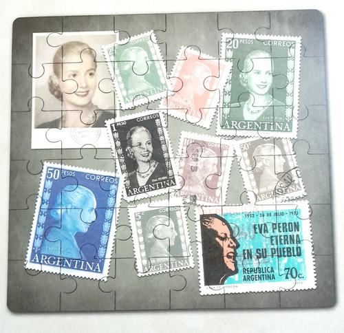 Eva Peron. Rompecabezas. Estado Impecable. Maratoy (Usado)