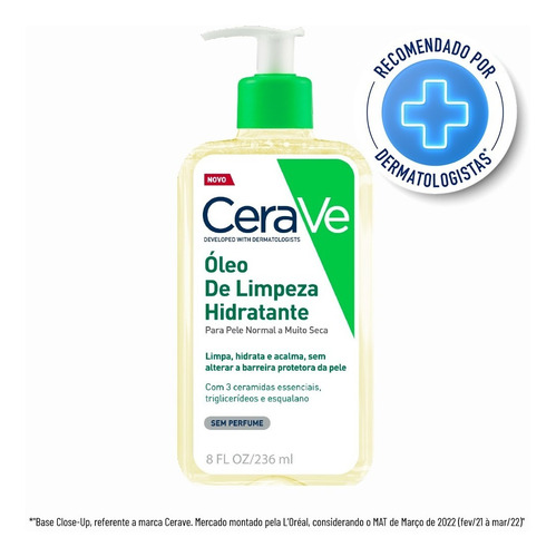 Óleo De Limpeza Hidratante 236ml Cerave