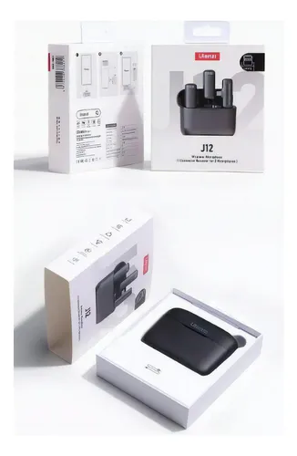 . Ulanzi J12 Micrófono Lavalier Inalámbrico Smartphone Usb