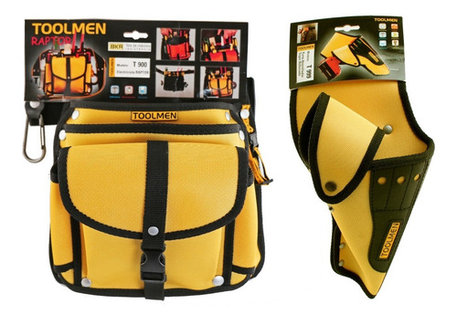 Imagen 6 de 9 de Cinturon Portaherramienta Taladro Toolmen T900 Raptor + T999