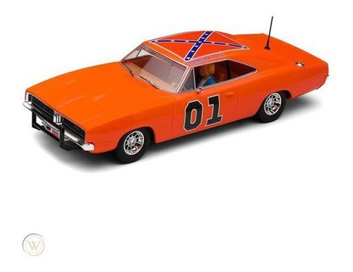 Scalextric Dodge Gharger Dukes Of Hazzard (general Lee) 1/32