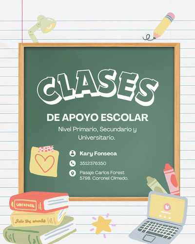 Clases Particulares, Primario, Secundario Y Universitario.