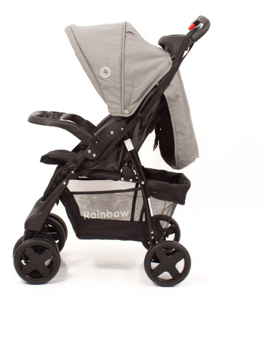 Cochecito Para Bebé Carrito Rainbow Dinamic Color Gris Color del chasis Negro