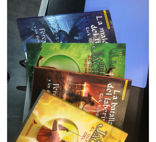 4 Libros Saga De Percy Jackson